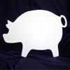 Pig shape polyethylene cutting board