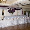 Monogram Reception Backdrop